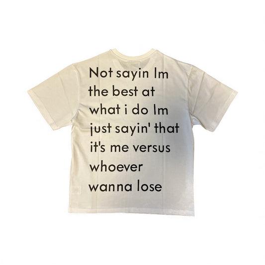 Drake graphic t-shirt-white