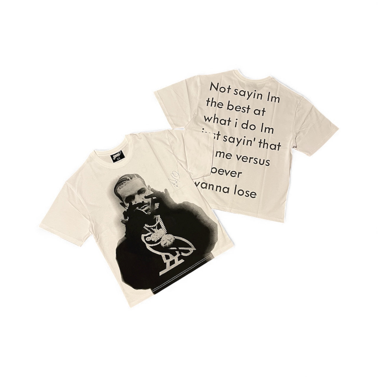 Drake graphic t-shirt-white